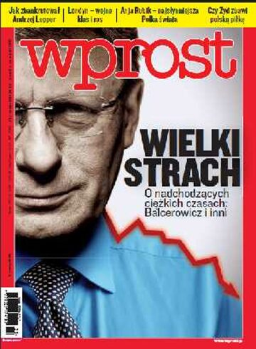 Okładka tygodnika WPROST: 33/2011